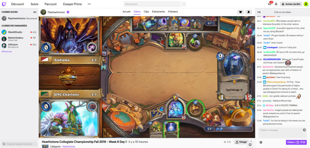 PlayHearthstone Twitch