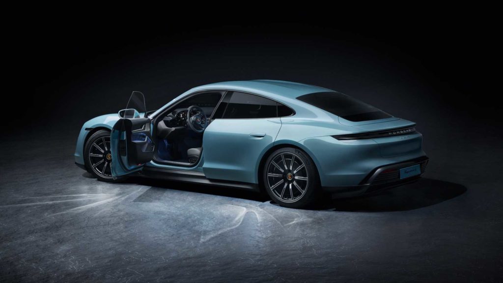 Des images de la Taycan 4S // Source : Porsche Des images de la Taycan 4S // Source : Porsche
