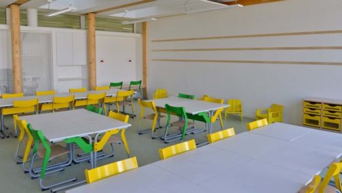 Une salle de classe en France. // Source : Ville d'Issy-les-Moulineaux