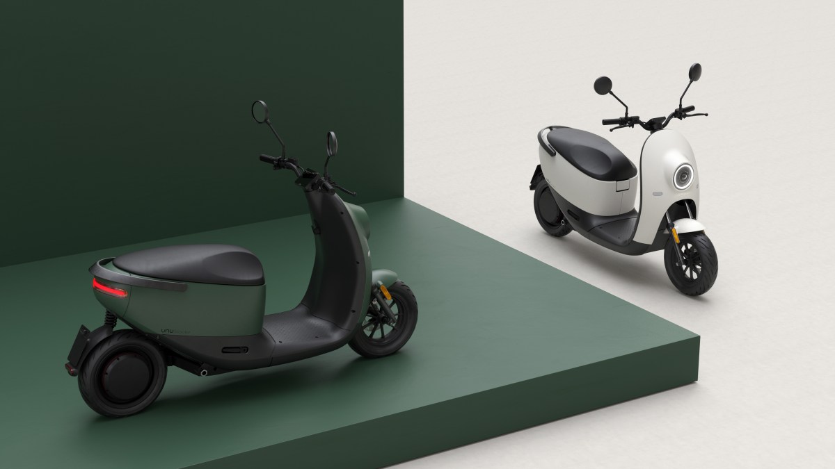 Deux nouveaux scooters Unu // Source : Unu