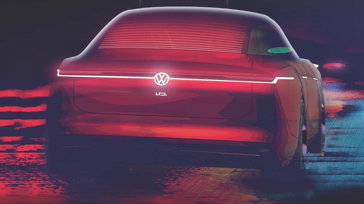 Teasing Volkswagen ID.  // Source : Volkswagen