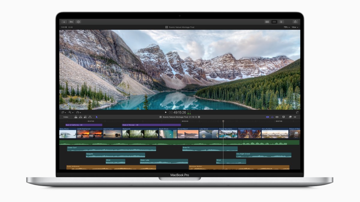 MacBook Pro 16 pouces // Source : Apple
