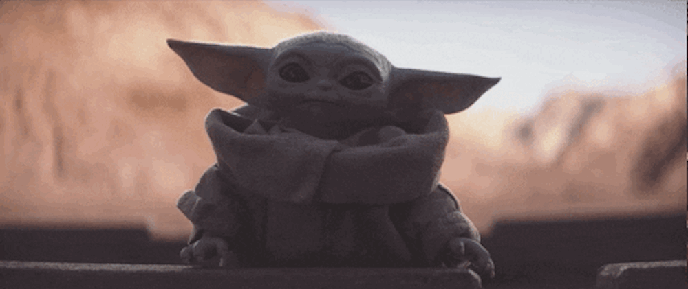 Gif de Baby Yoda par Vulture // Source : Disney/The Mandalorian/Vulture