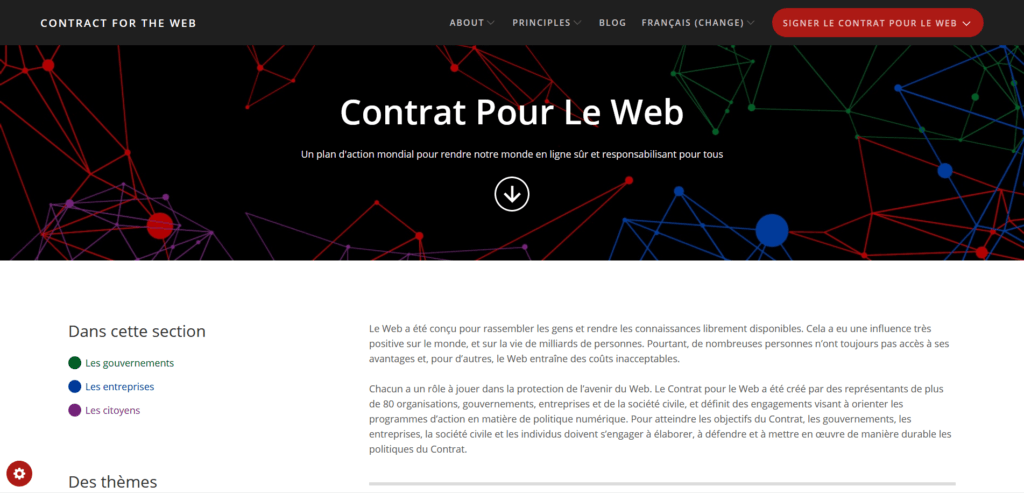 Contract for the Web