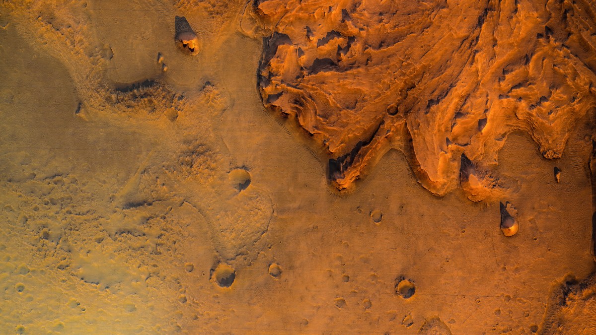 Le cratère Jezero, sur Mars. // Source : Flickr/CC/Kevin Gill