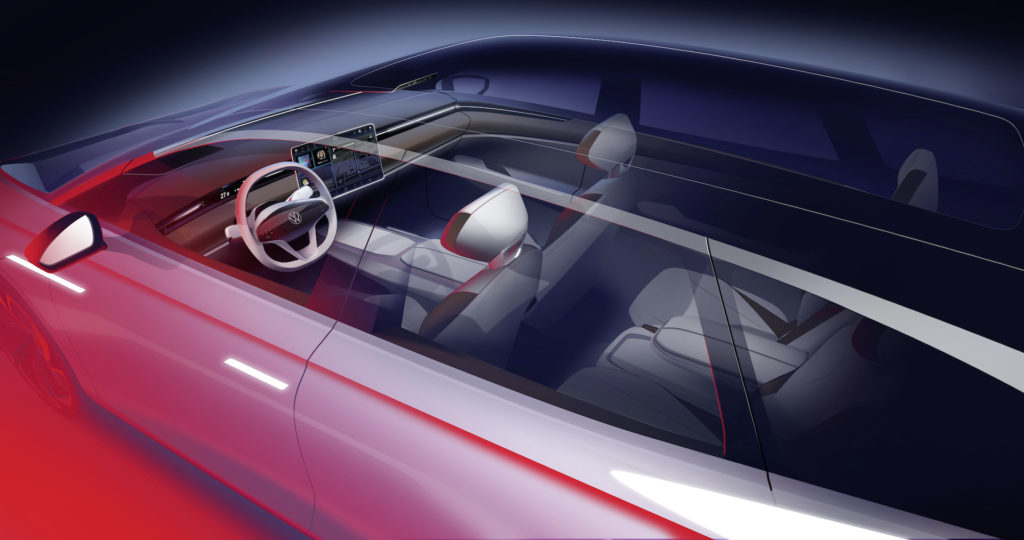Volkswagen ID. Space Vizzion // Source : Volkswagen Volkswagen ID. Space Vizzion // Source : Volkswagen