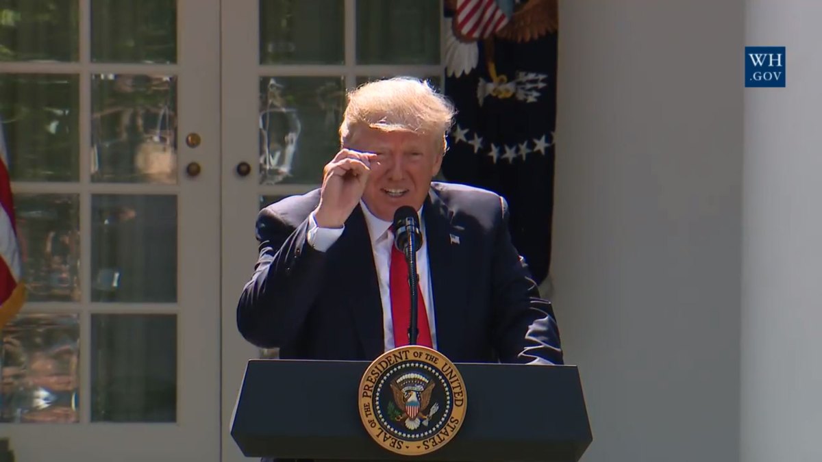 Donald Trump s'oppose vivement à l'Accord de Paris. // Source : The White House