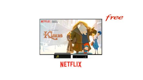 Netflix sur Freebox Mini 4K // Source : Free, montage Numerama