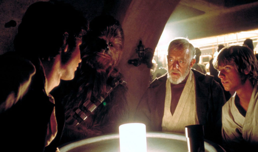Han Solo Chewbacca Obi-Wan Kenobi Luke Skywalker