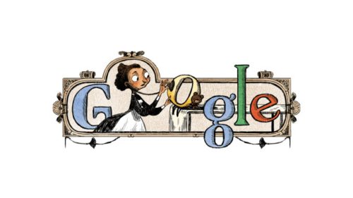 Le Doodle représentant Madeline Brès. // Source : Google