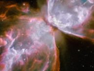 Des vents émergeant de la nébuleuse NGC 6302. // Source : Flickr/CC/Nasa Goddard Space Flight Center (photo recadrée)
