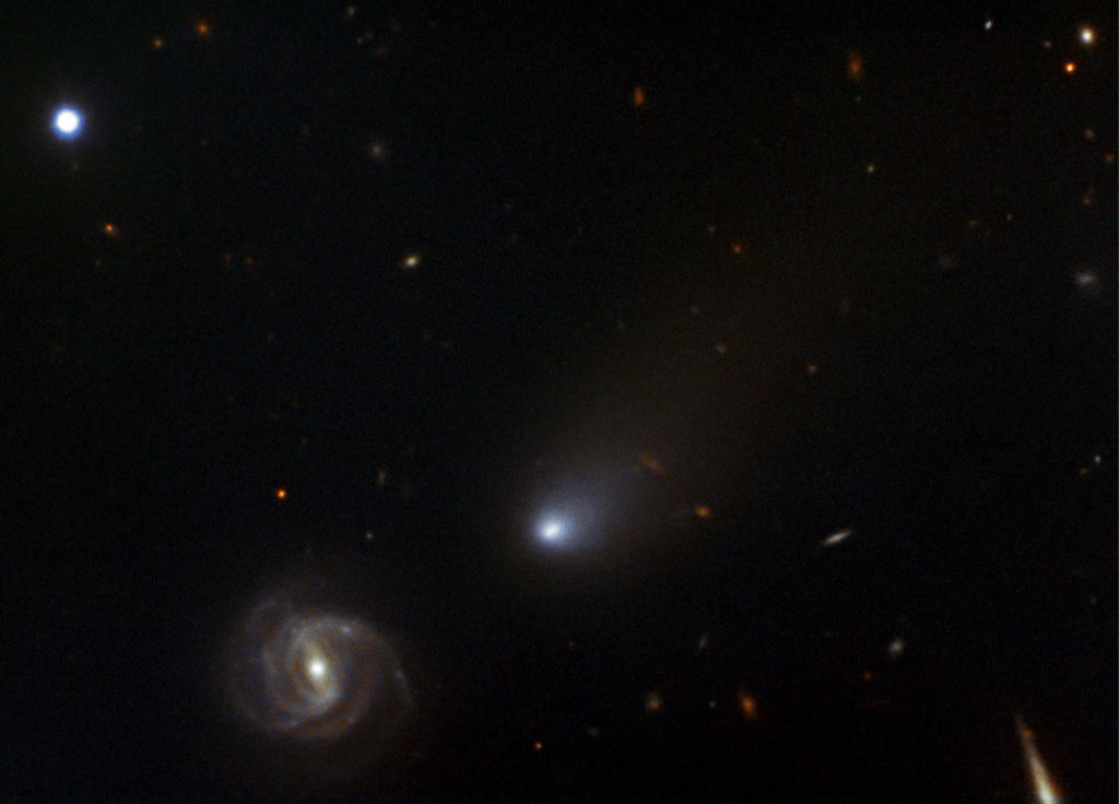 La dernière image de la comète Borisov prise par l'observatoire Gemini. // Source : NSF’s National Optical-Infrared Astronomy Research Laboratory/NSF/AURA/Gemini Observatory