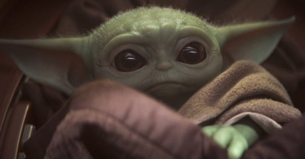 Bébé Yoda dans The Mandalorian // Source : Disney+