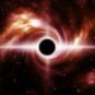 Une représentation d'un trou noir. // Source : Pixabay (photo modifiée)