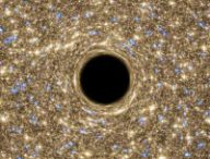 Une représentation d'un trou noir supermassif. // Source : Flickr/CC/NASA Goddard Space Flight Center (photo recadrée et modifiée)