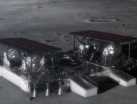 Une représentation du module lunaire de la Nasa. // Source : Nasa (photo recadrée)