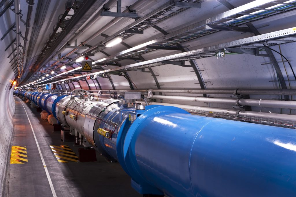C'est dans le Grand collisionneur de hadrons du CERN que le boson de Higgs a été détecté en 2012. // Source :  Maximilien Brice (CERN)