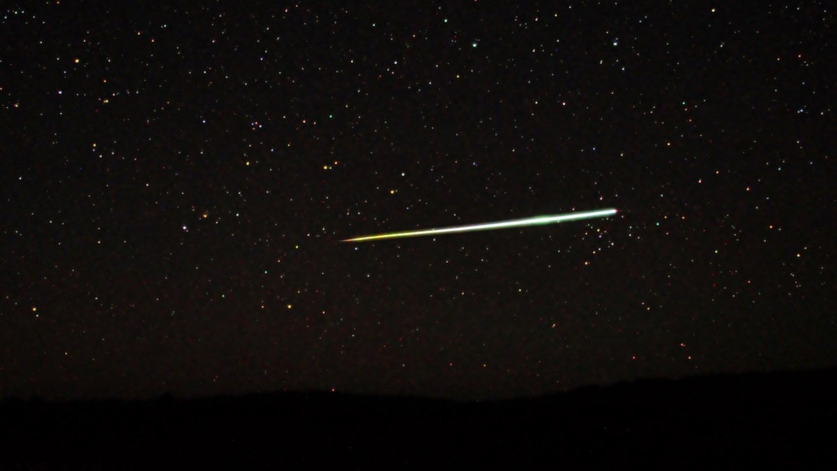 Un bolide observé en Australie en 2011. // Source : Wikimedia/CC/C m handler (photo recadrée)