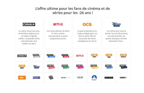 Netflix et Disney+ sont intégrés aux offres Canal, mais ne sont pas dans myCANAL. // Source : Canal+