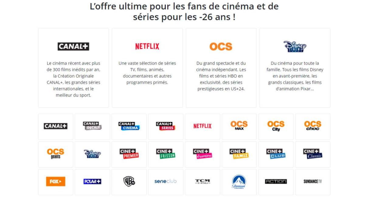 Netflix et Disney+ sont intégrés aux offres Canal, mais ne sont pas dans myCANAL. // Source : Canal+