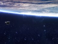 Une représentation de la future mission ClearSpace-1. // Source : ESA, ClearSpace (photo recadrée)