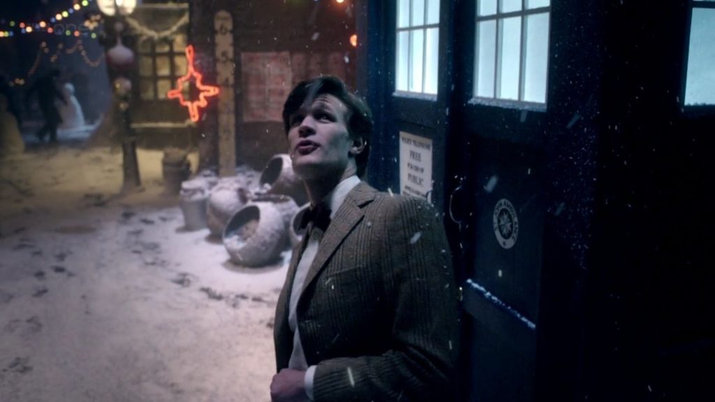 Le Docteur est interprété par Matt Smith dans A Christmas Carol. // Source : BBC