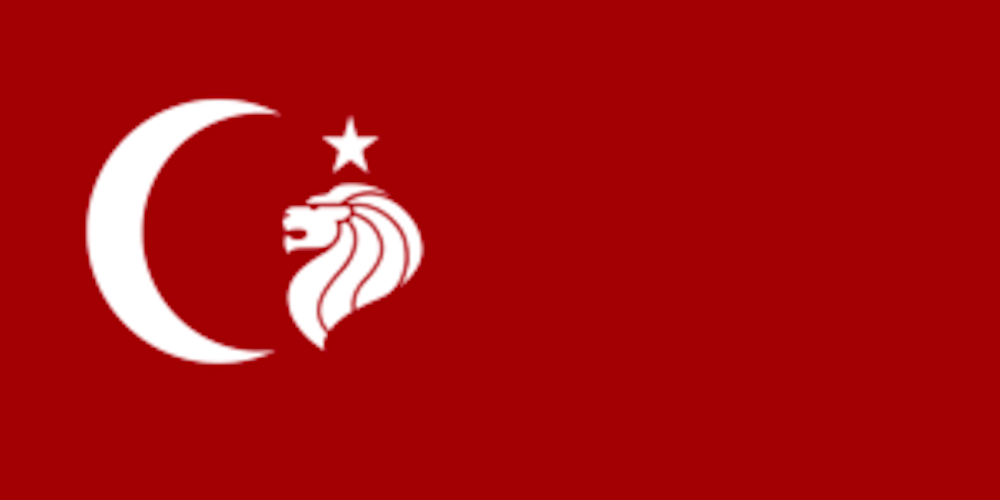 Le drapeau de l'île de Madripoor