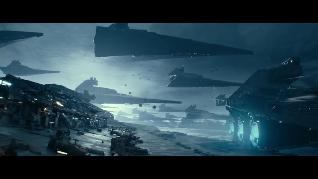 Un aperçu de l'immense flotte du Dernier Ordre. // Source : Lucasfilm