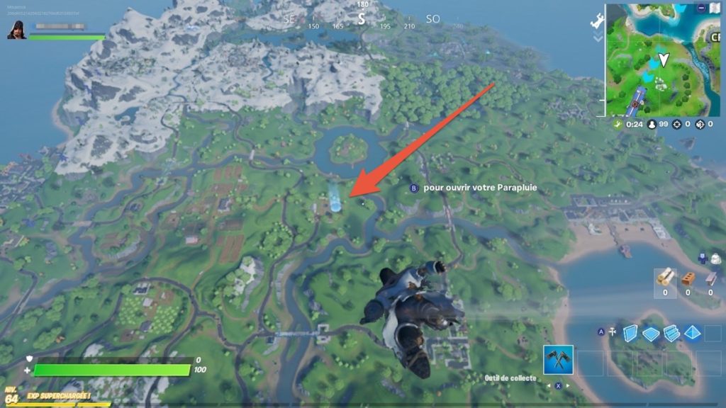 Capture d'écran dans Fortnite // Source : Epic Games / Numerama Capture d'écran dans Fortnite // Source : Epic Games / Numerama