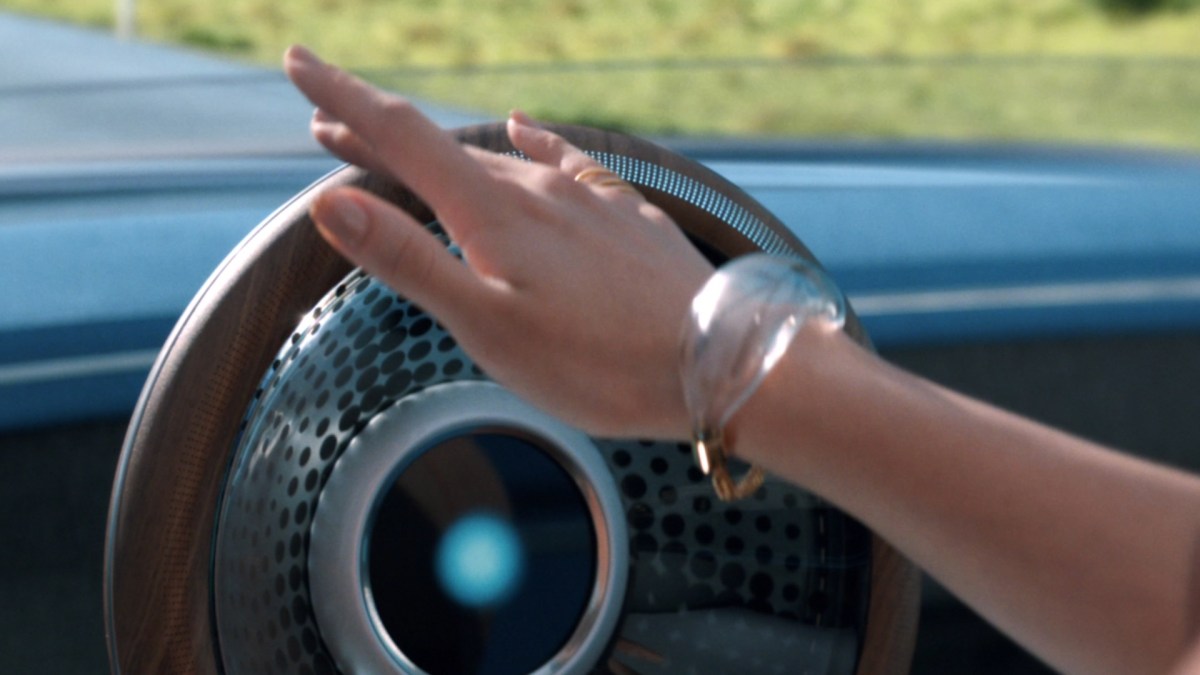 Un concept de volant « augmenté » // Source : Honda