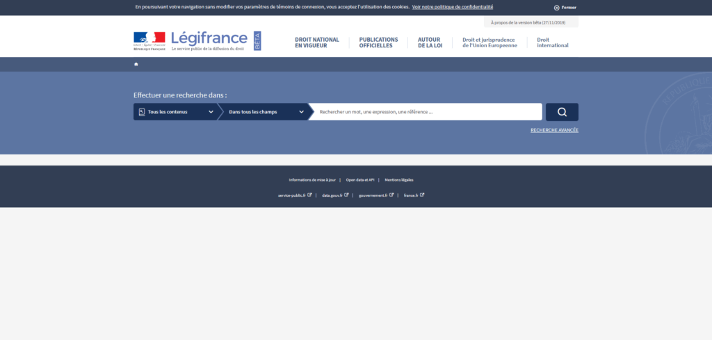 Légifrance Légifrance