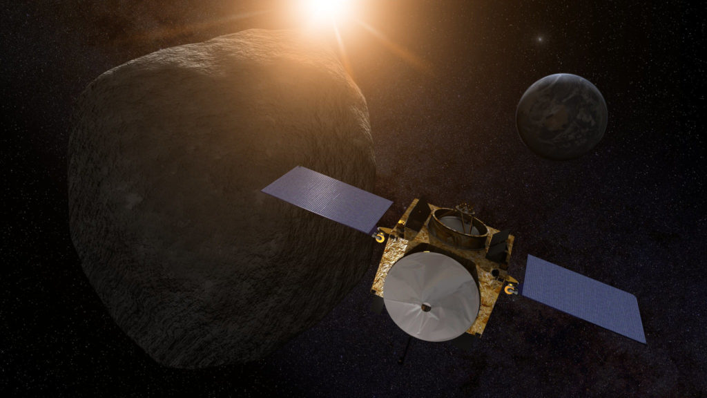 La sonde OSIRIS-REx. // Source : Flickr/CC/Kevin Gill