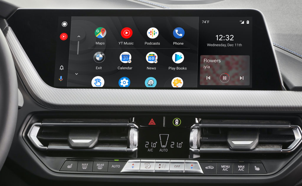 Android Auto chez BMW // Source : BMW