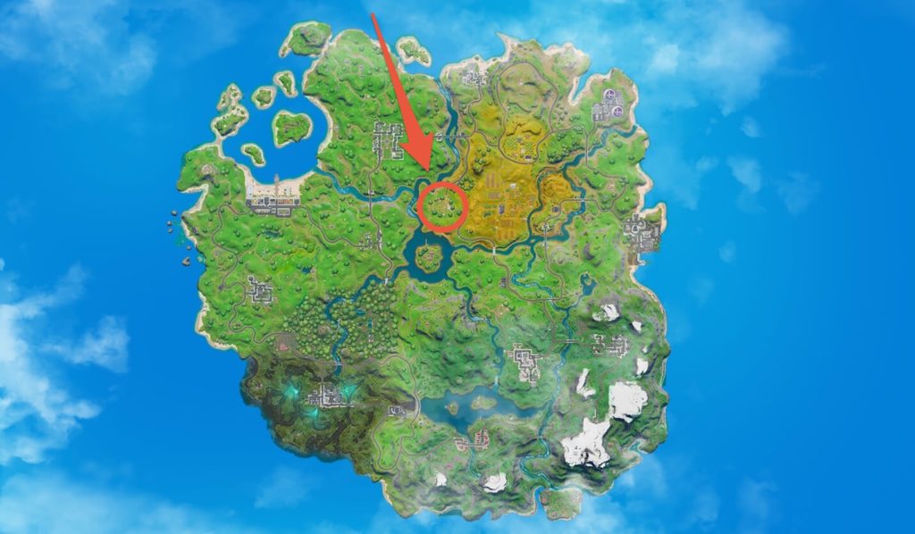 La zone de Risky Reels sur Fortnite // Source : Epic Games (cercle Numerama) La zone de Risky Reels sur Fortnite // Source : Epic Games (cercle Numerama)