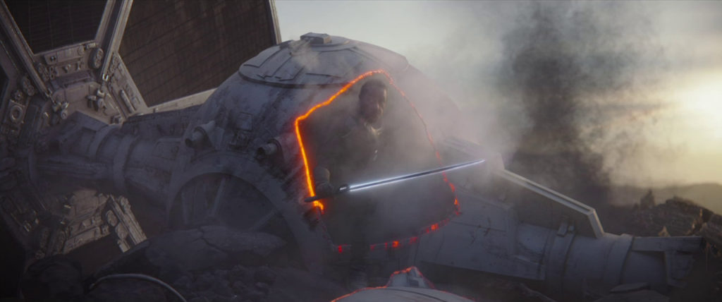 Le moff Gideon, arme à la main. // Source : Lucasfilm Le moff Gideon, arme à la main. // Source : Lucasfilm
