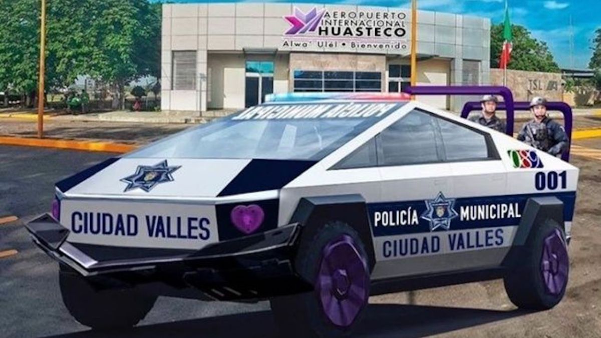 Cybertruck de la police mexicaine // Source : El Imparcial