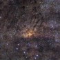 La région centrale de la Voie lactée. // Source : ESO/Nogueras-Lara et al. (photo recadrée)