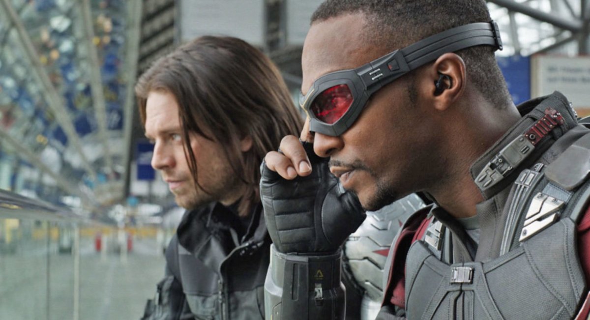 Le Winter Soldier et le Faucon  // Source : Marvel/Disney