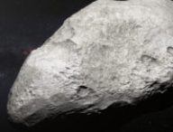 Vue d'artiste de l'astéroïde 2004 EW95. // Source : ESO/M. Kornmesser (photo recadrée)