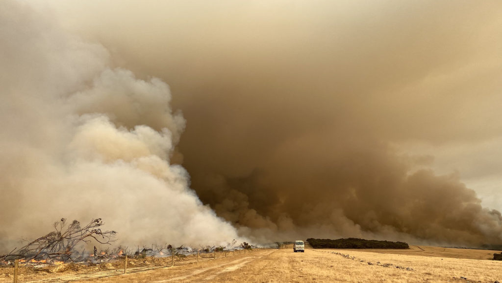 Australie feu feux incendie