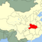 Région concernée ; dont Wuhan est la capitale (carte domaine public).