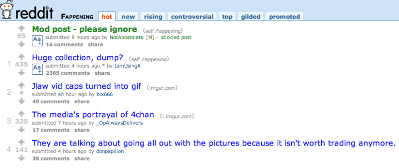 Les photos des célébrités se sont très rapidement retrouvées sur Reddit. Les photos des célébrités se sont très rapidement retrouvées sur Reddit.