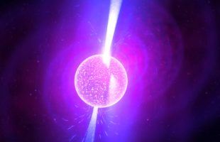 Une étoile à neutrons. // Source : Flickr/CC/Kevin Gill (photo recadrée et modifiée)