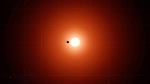 L'exoplanète TOI 700 d. // Source : Capture d'écran YouTube Nasa Goddard