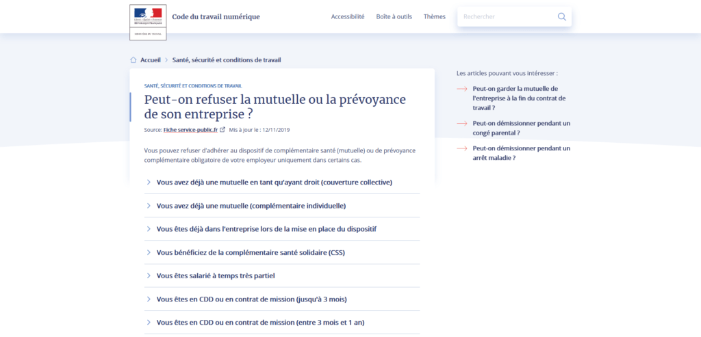 fiche code du travail numérique