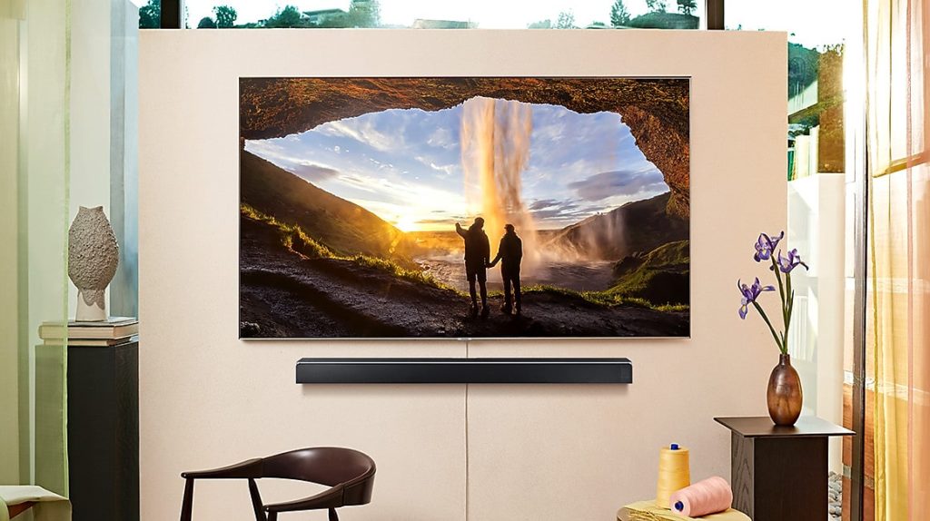 Barre de son Samsung HW-Q90R // Source : Samsung Barre de son Samsung HW-Q90R // Source : Samsung
