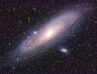 La galaxie d'Andromède. // Source : Flickr/CC/Kees Scherer (photo recadrée)