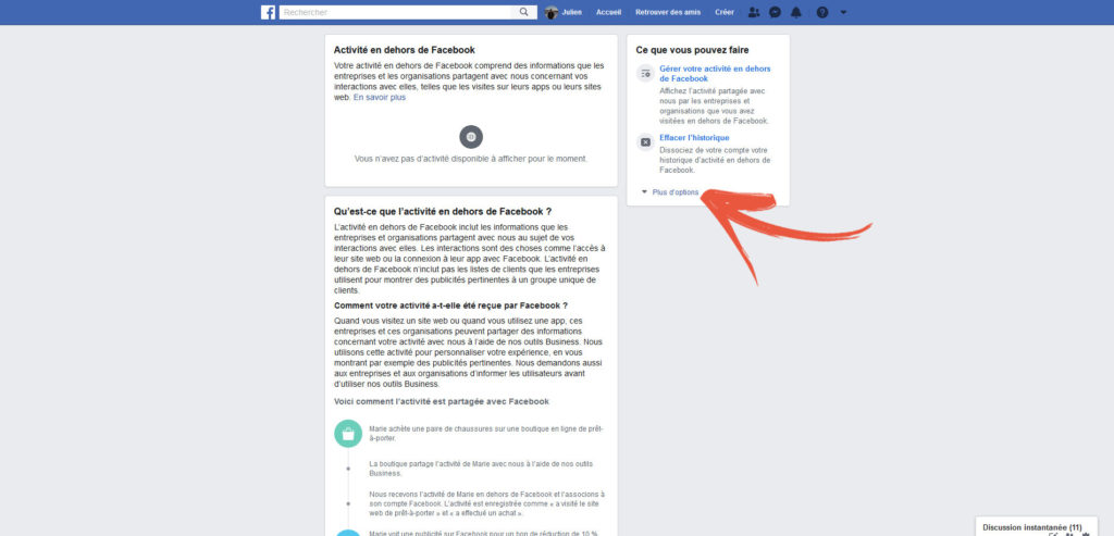 Le réglage est caché dans le menu latéral : déroulez-le pour le voir. Le réglage est caché dans le menu latéral : déroulez-le pour le voir.