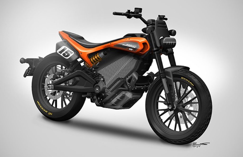 Concept Harley-Davidson moto sportive // Source : Harley-Davidson Concept Harley-Davidson moto sportive // Source : Harley-Davidson