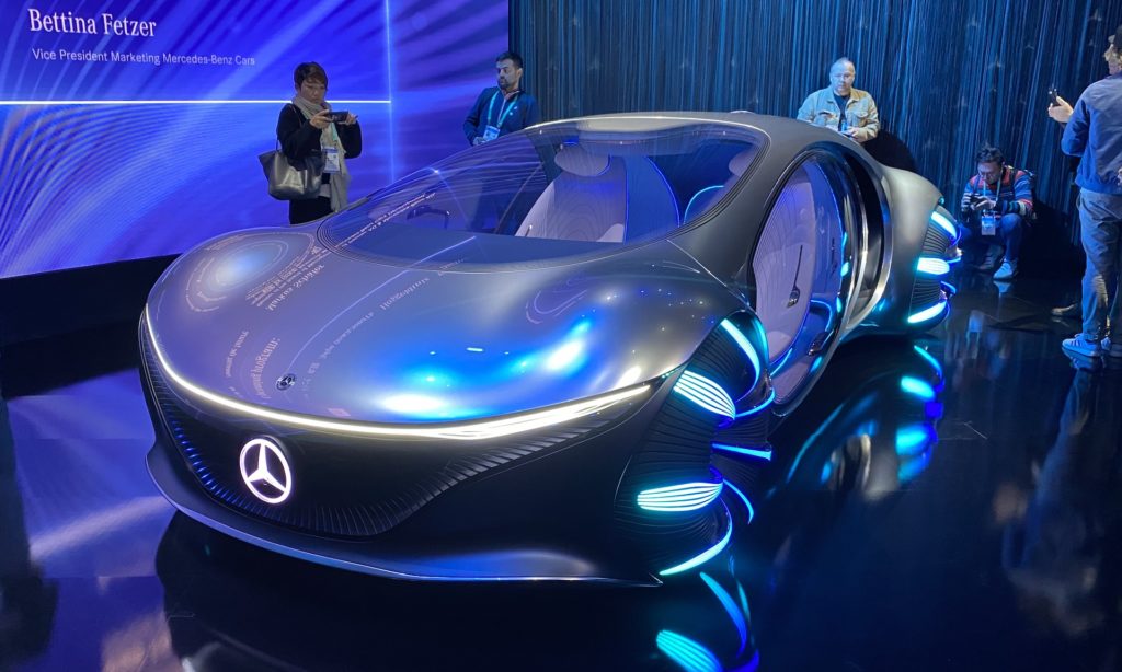 Mercedes Vision AVTR // Source : Maxime Claudel pour Numerama